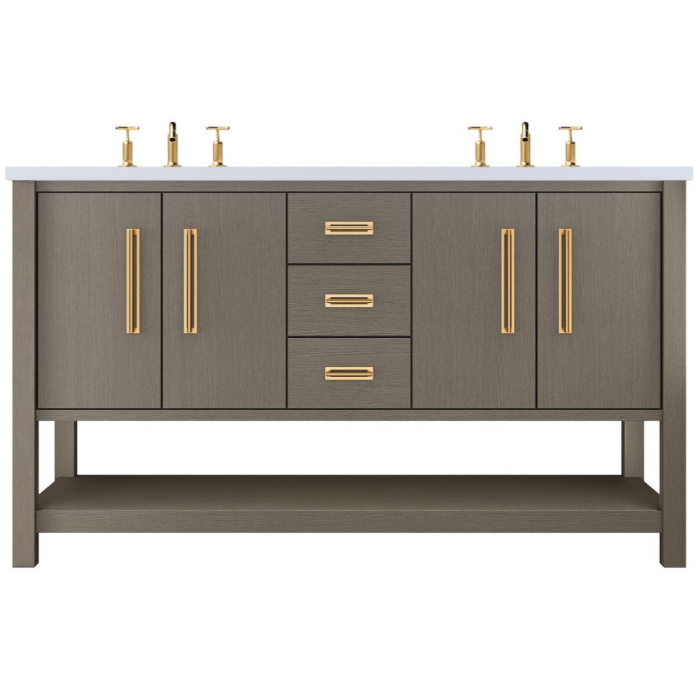 Gray Weathered / Satin Nickel