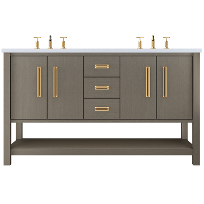 Gray Weathered / Satin Nickel