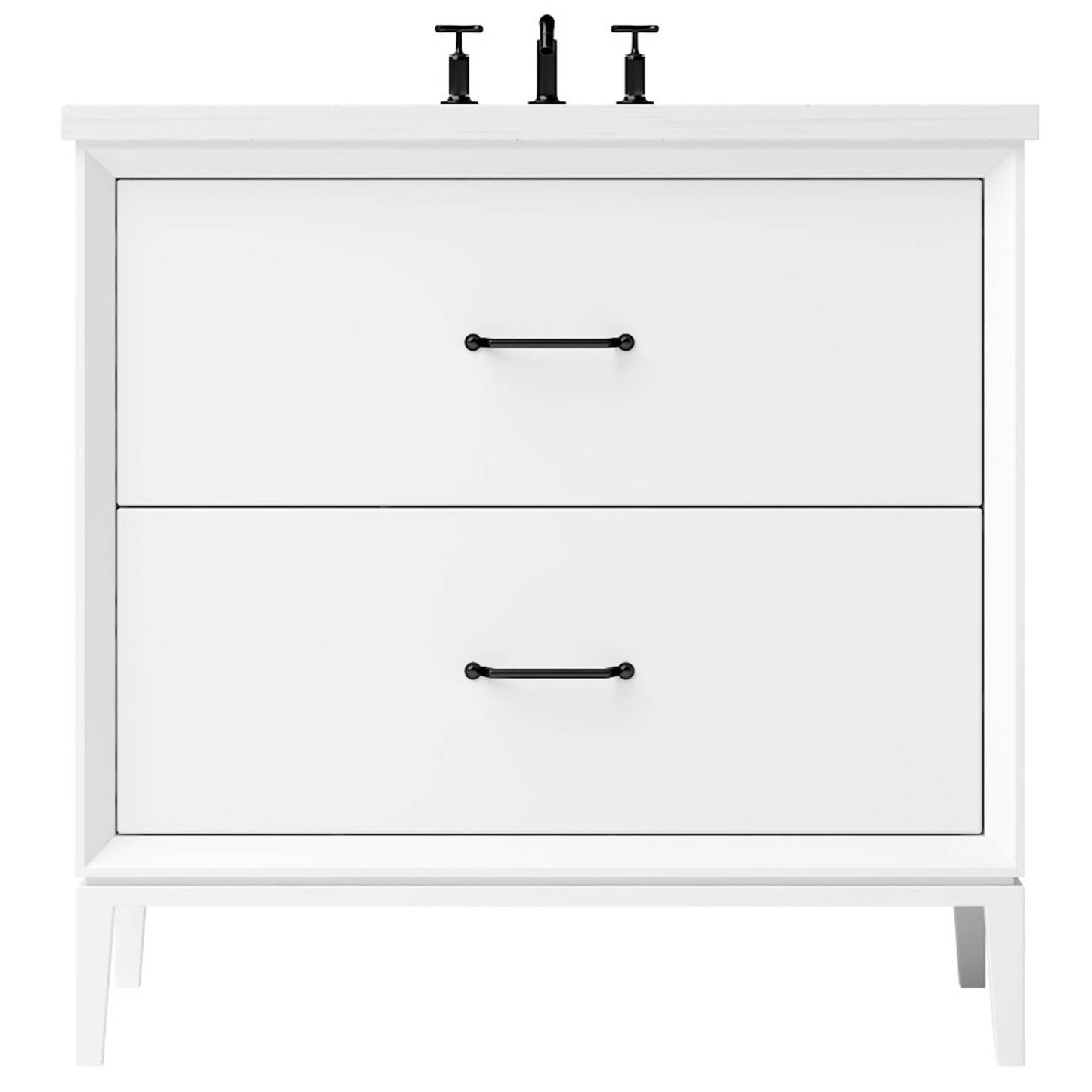 Vanderloc Alexandra Two-Drawer Single Bath Vanity