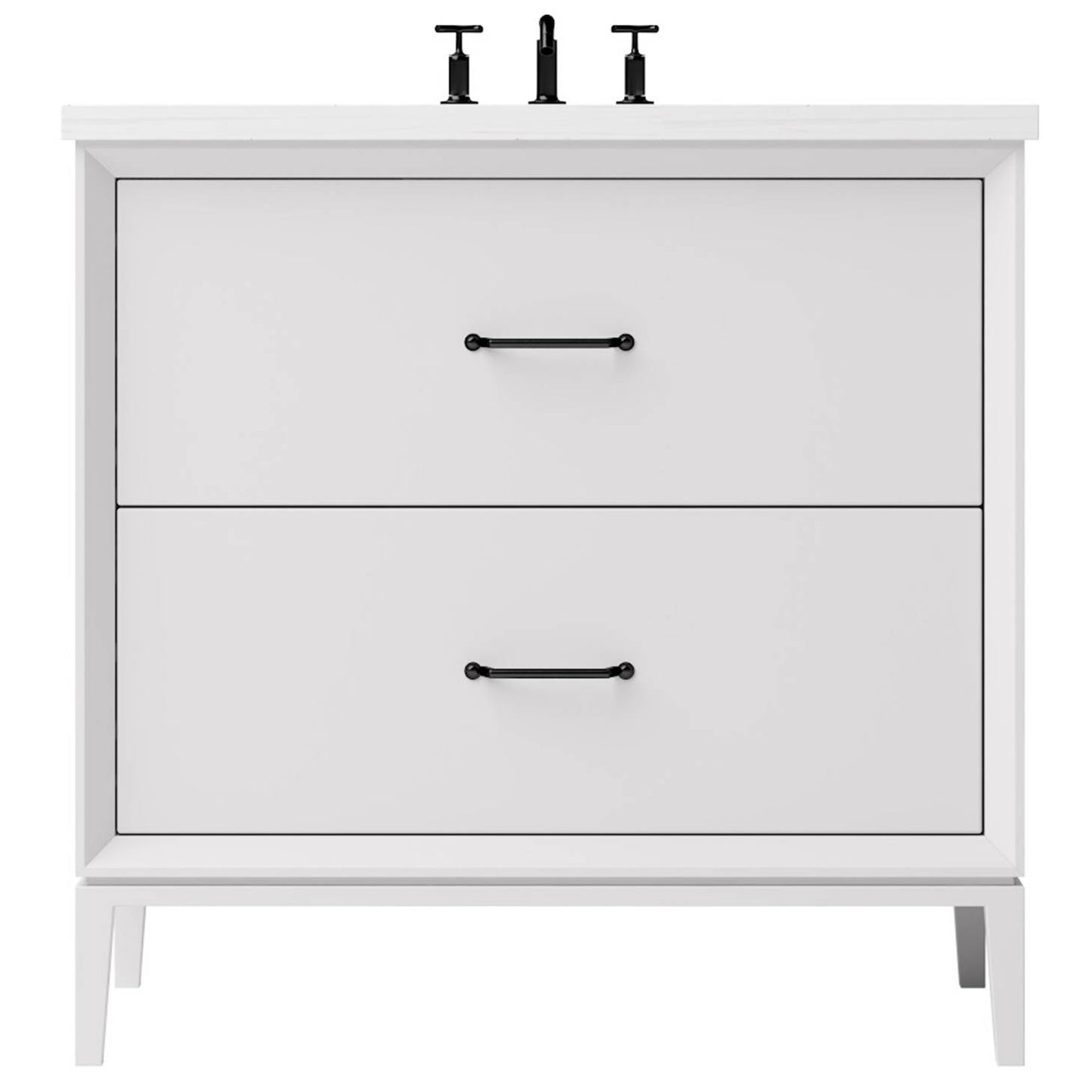Vanderloc Alexandra Two-Drawer Single Bath Vanity