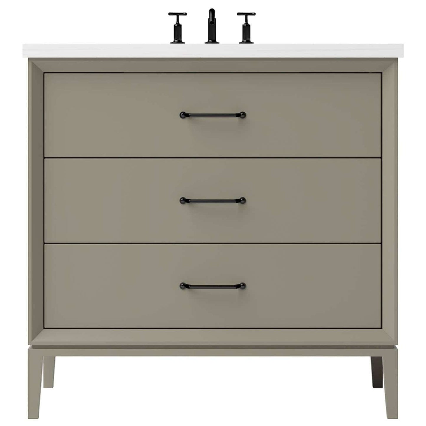 Vanderloc Alexandra Three-Drawer Single Bath Vanity — 30 Inch