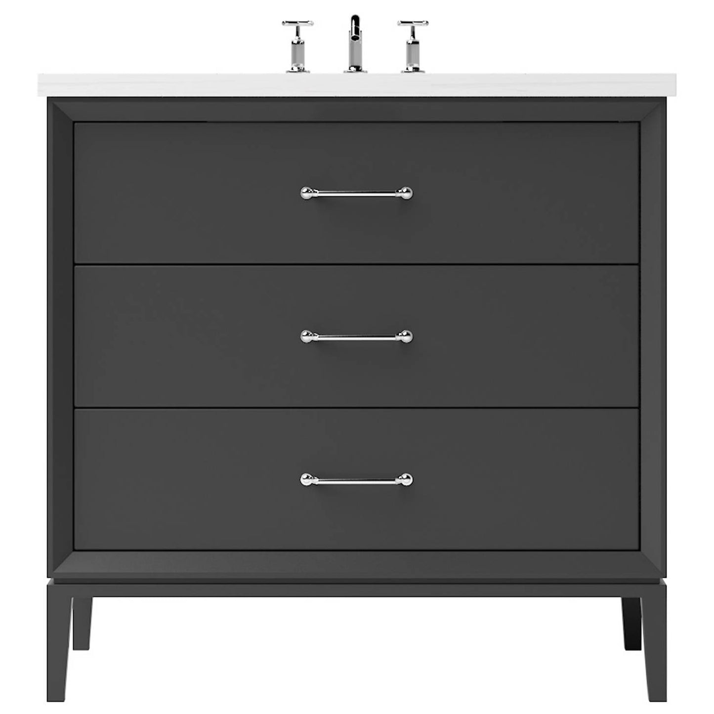 Alexandra Three-Drawer Single Bath Vanity