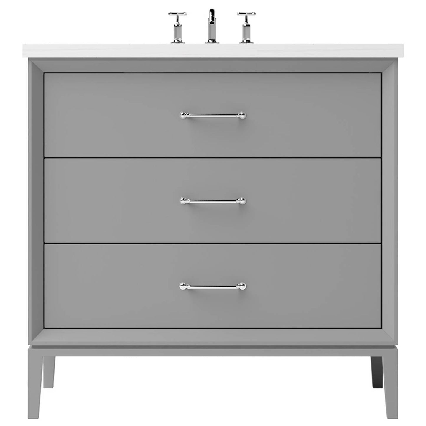 Alexandra Three-Drawer Single Bath Vanity