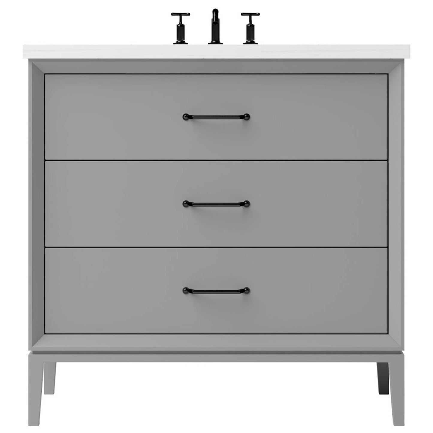 Alexandra Three-Drawer Single Bath Vanity