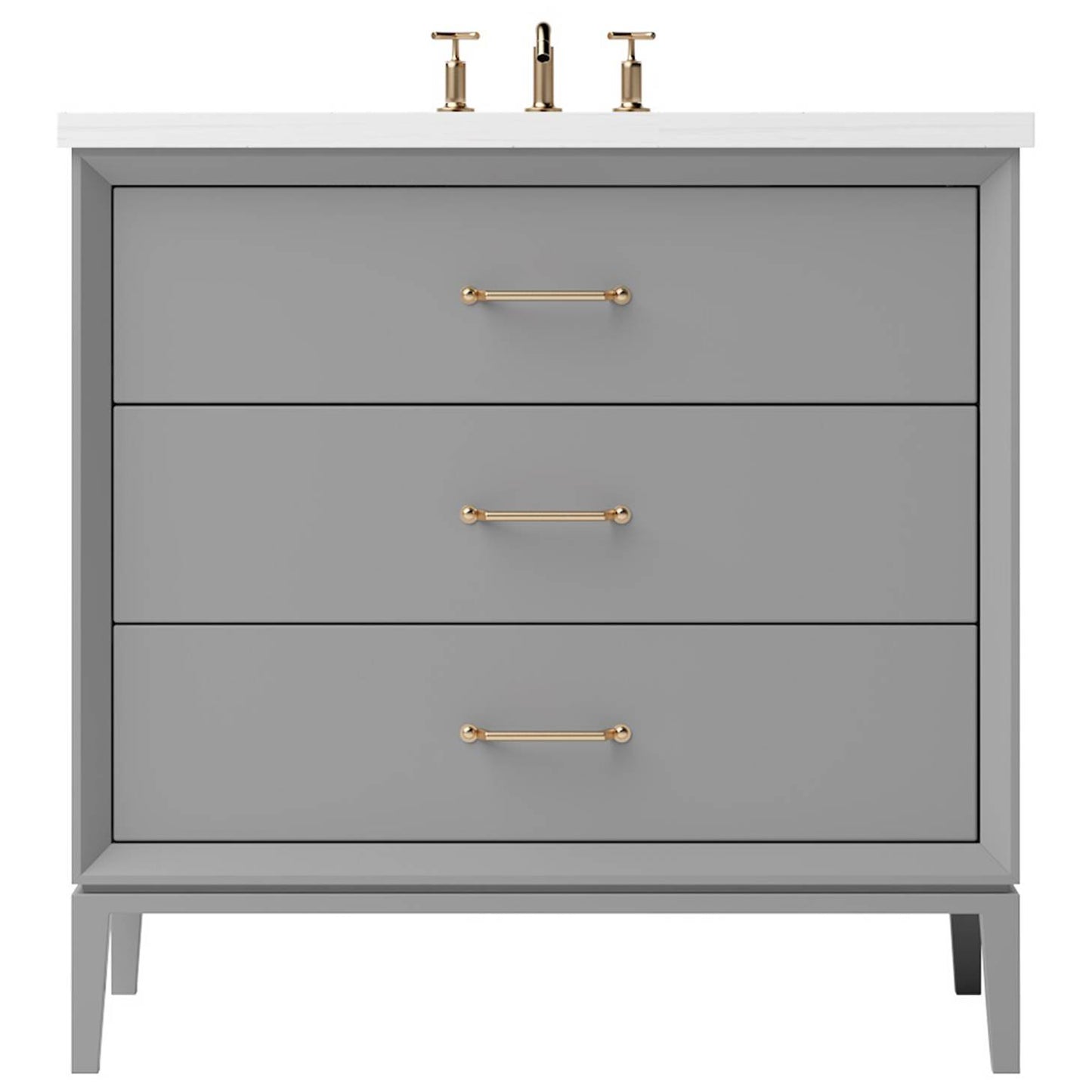 Alexandra Three-Drawer Single Bath Vanity