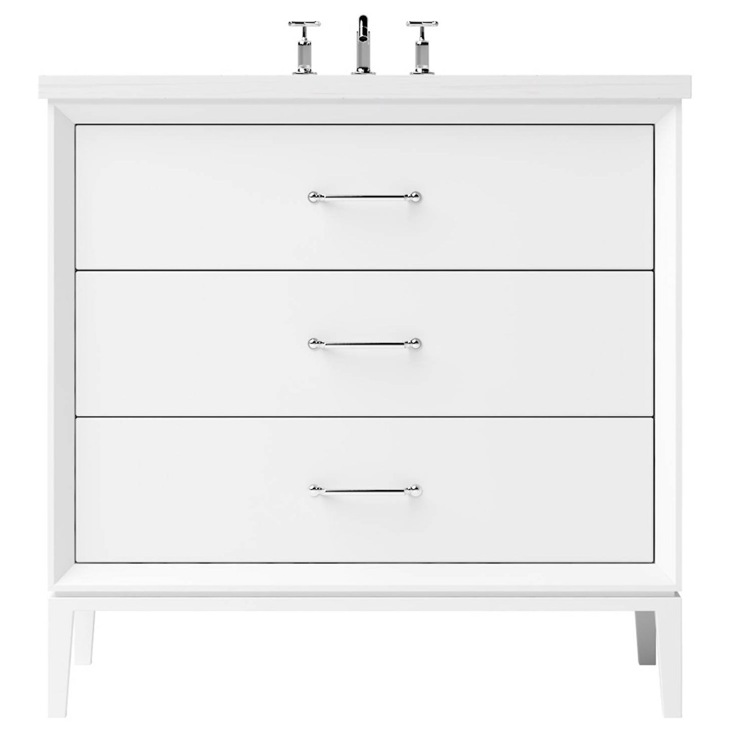 Alexandra Three-Drawer Single Bath Vanity