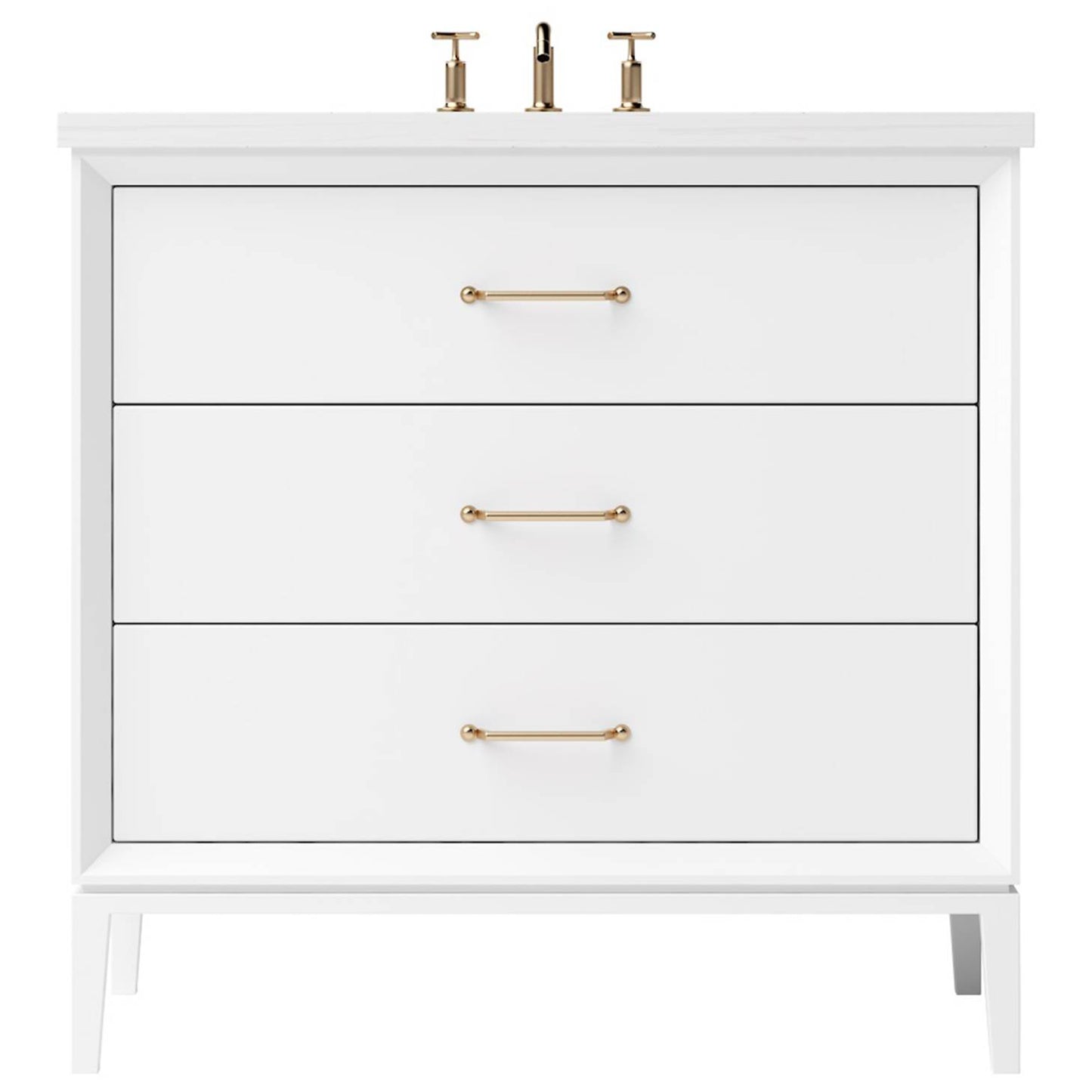 Alexandra Three-Drawer Single Bath Vanity