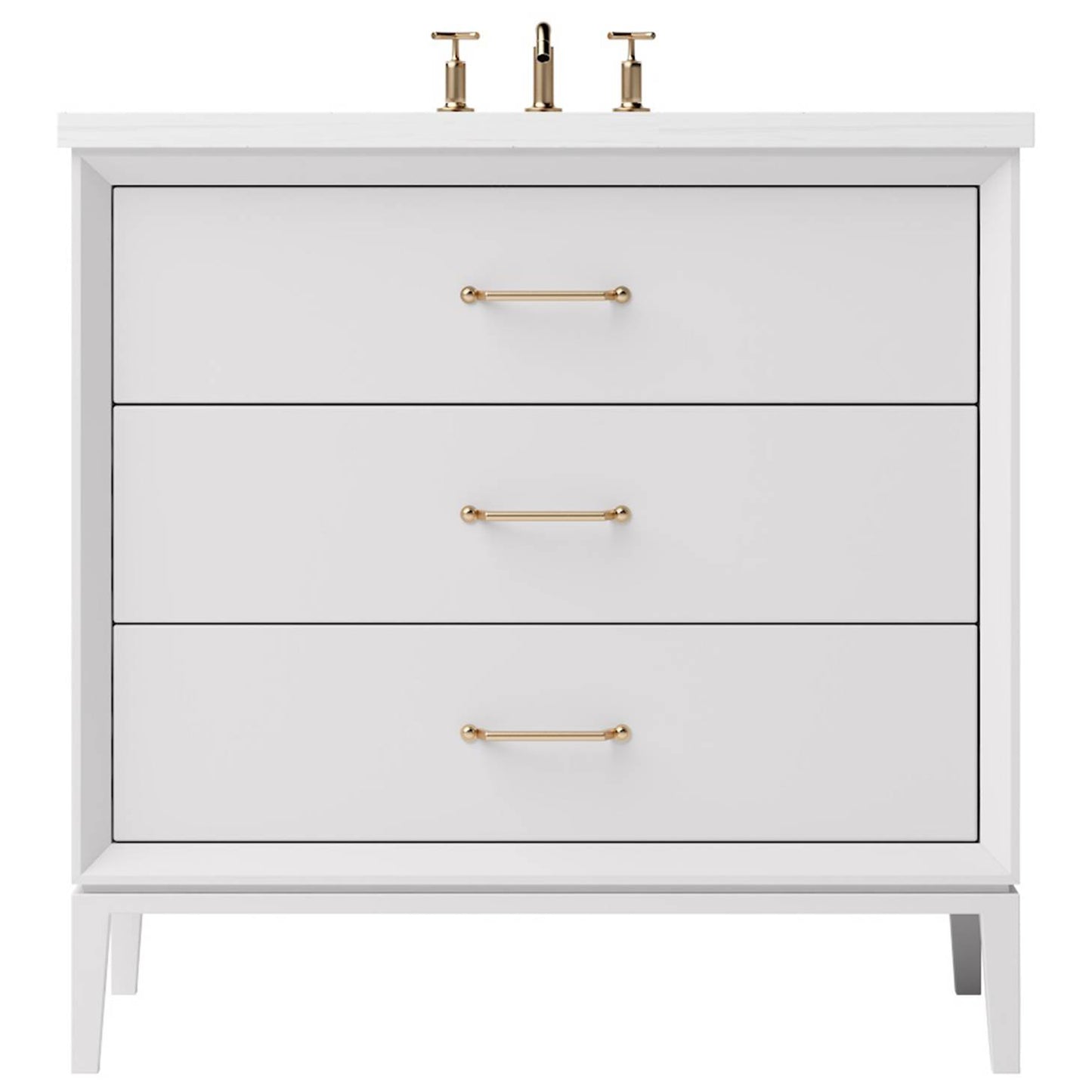 Alexandra Three-Drawer Single Bath Vanity