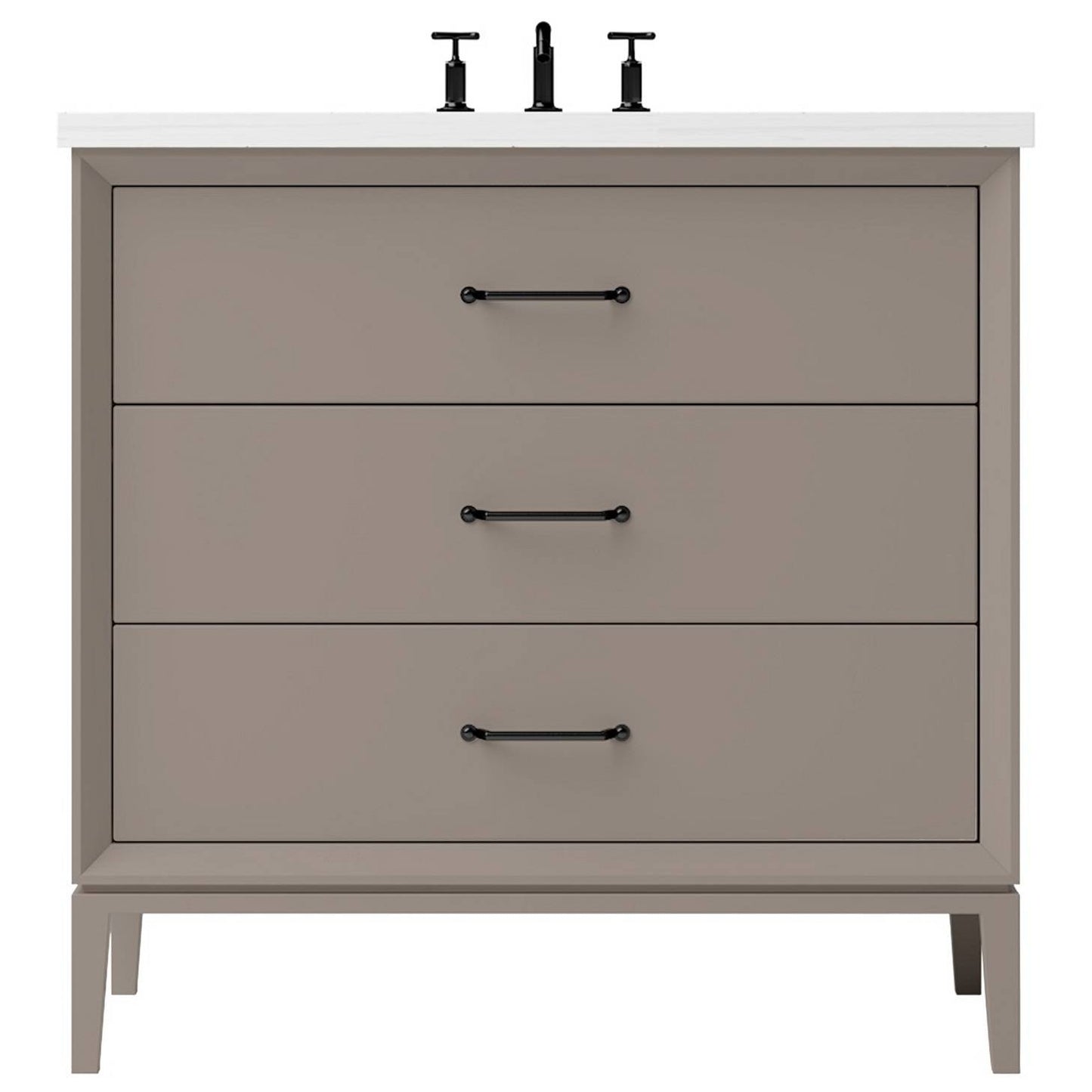 Alexandra Three-Drawer Single Bath Vanity