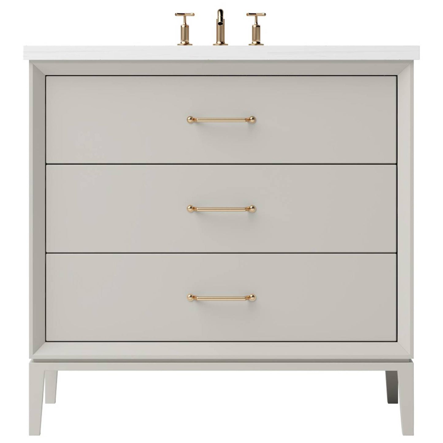 Alexandra Three-Drawer Single Bath Vanity