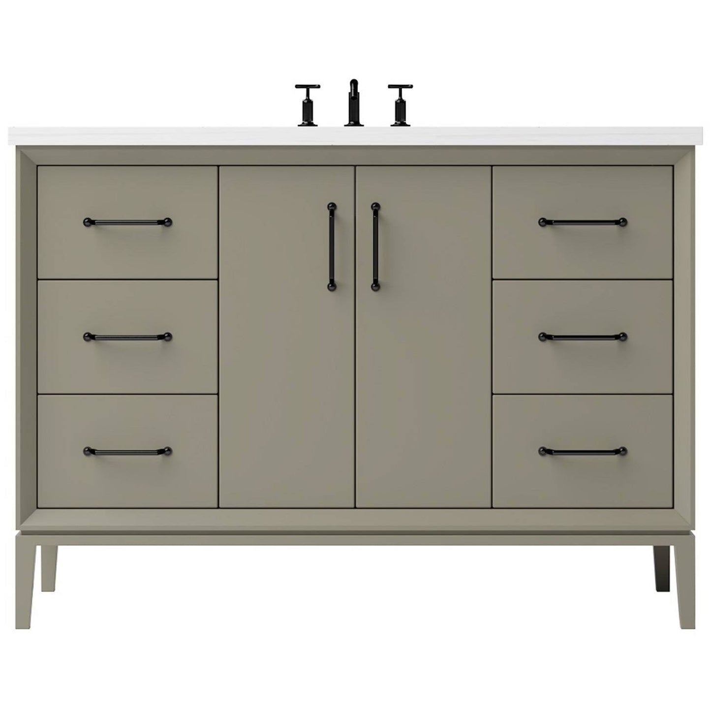 Vanderloc Alexandra Single Extra Wide Bath Vanity — 60 Inch