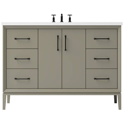 Vanderloc Alexandra Single Extra Wide Bath Vanity — 54 Inch