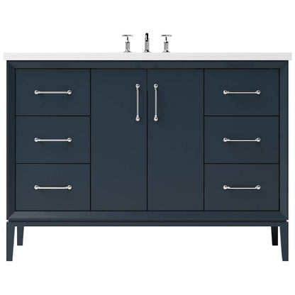 Vanderloc Alexandra Freestanding Luxury Bathroom Vanity | Single Sink | Solid Wood