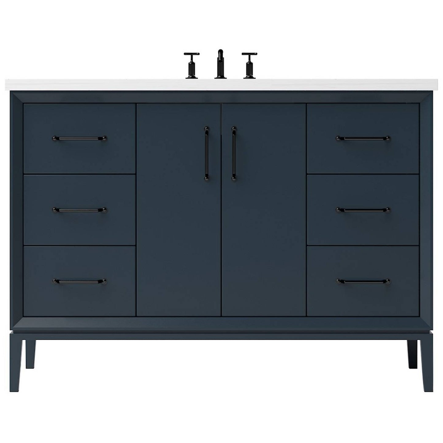 Vanderloc Alexandra Single Extra Wide Bath Vanity — 54 Inch