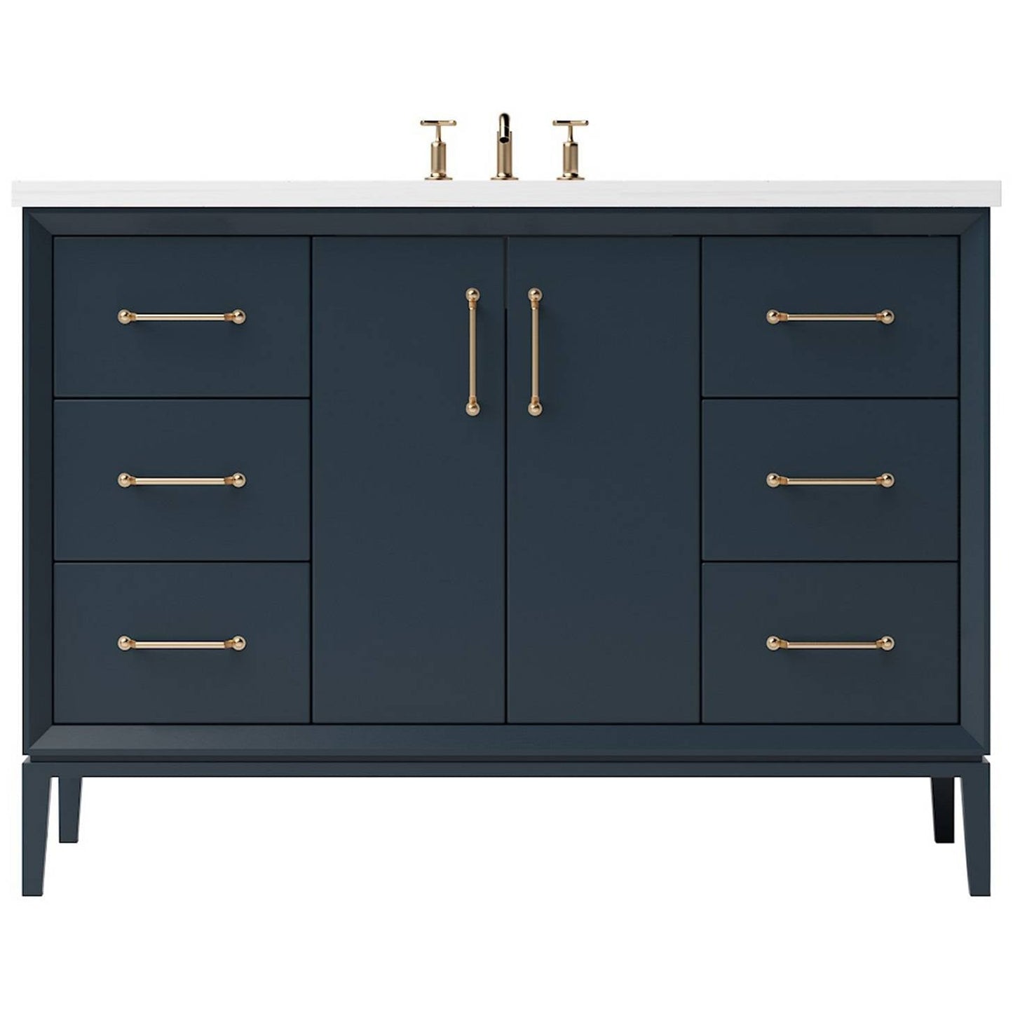 Vanderloc Alexandra Freestanding Luxury Bathroom Vanity | Single Sink | Solid Wood