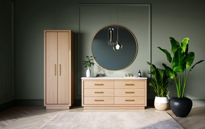 Vanderloc Avalon Double Drawer Bath Vanity (Add Top & Faucet)