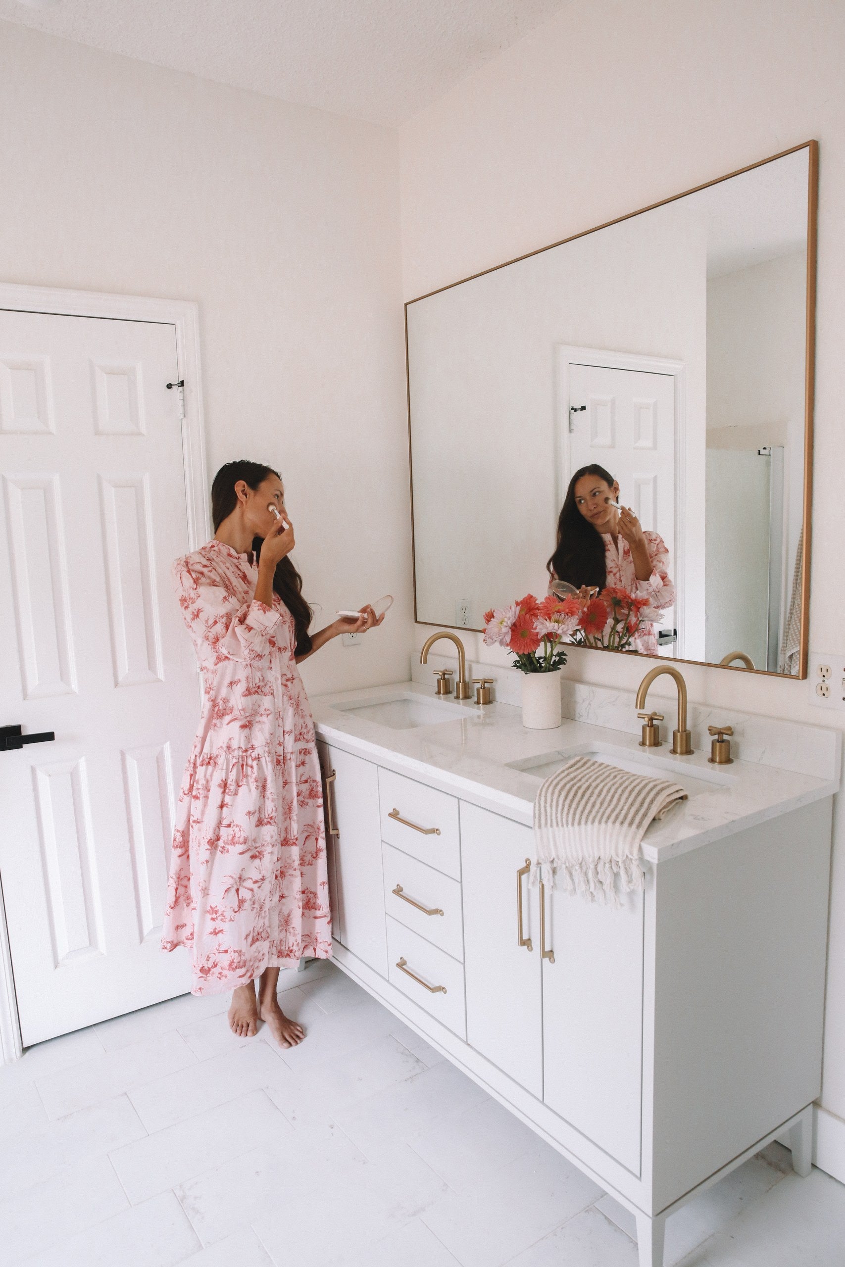 Alexandra bath vanity, styled bathroom