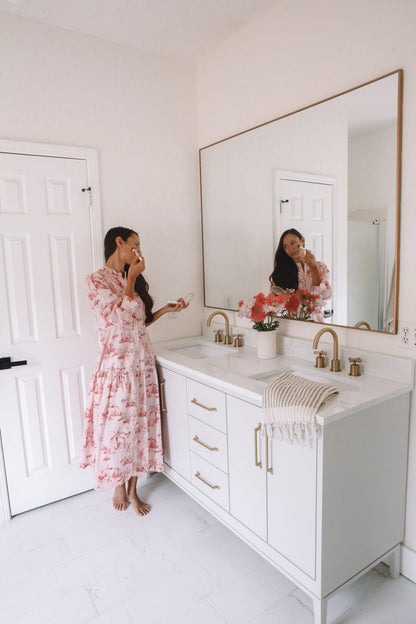 Alexandra bath vanity, styled bathroom