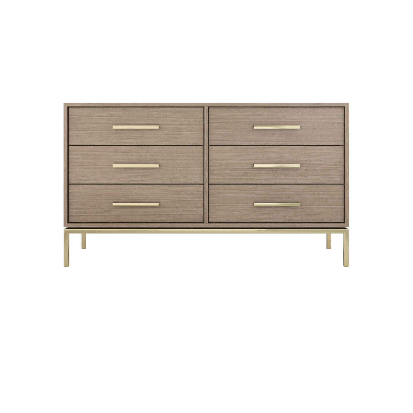Vanderloc Rift White Oak Double Drawer Bath Vanity