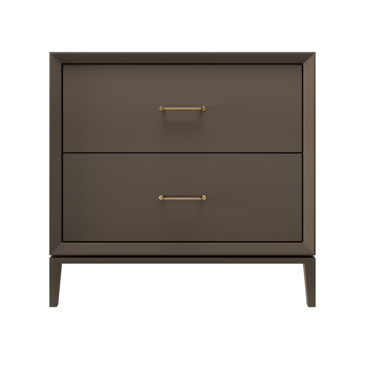 Vanderloc Alexandra Two-Drawer Single Sink 36" - Truffle SG
