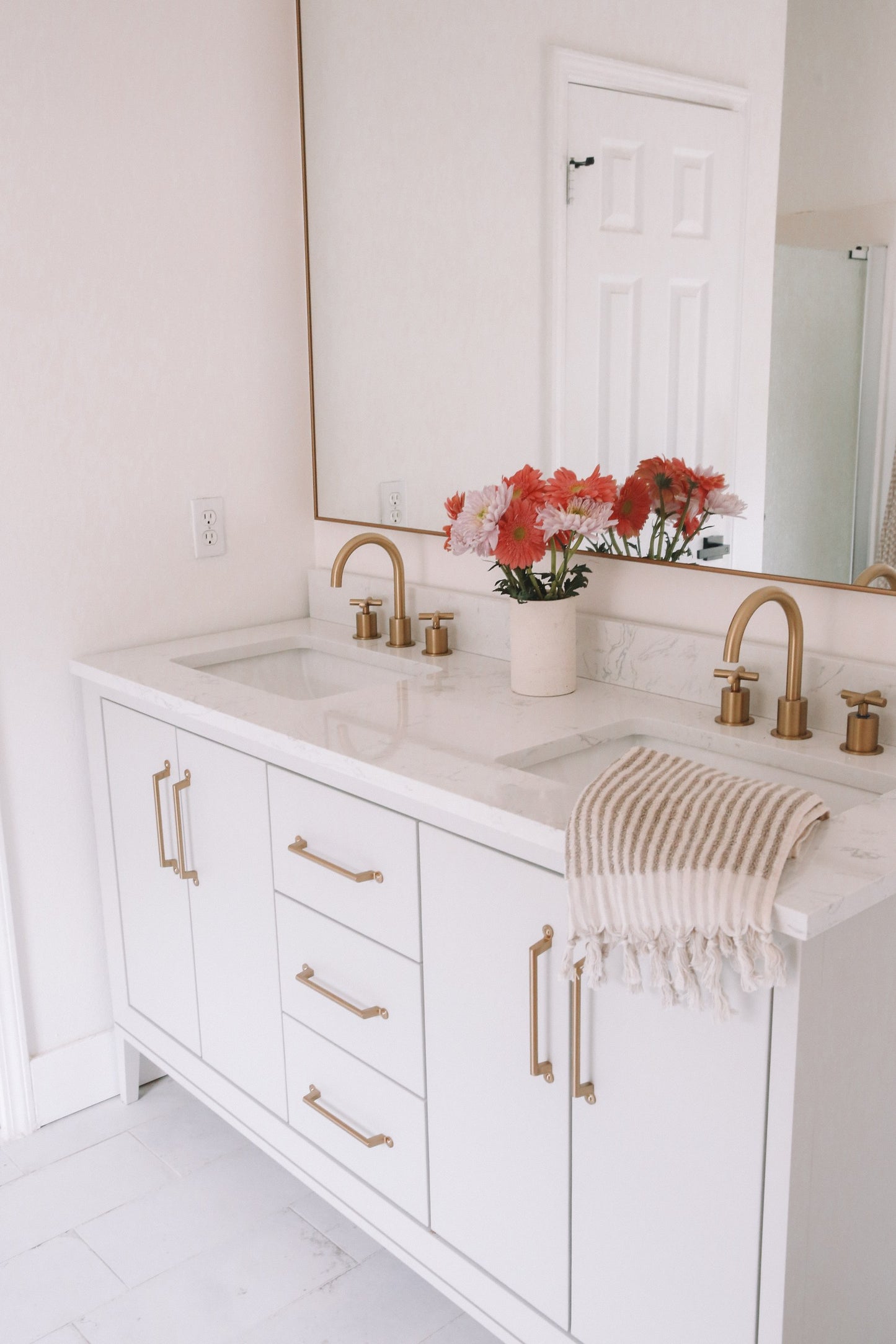 Alexandra bath vanity, styled bathroom
