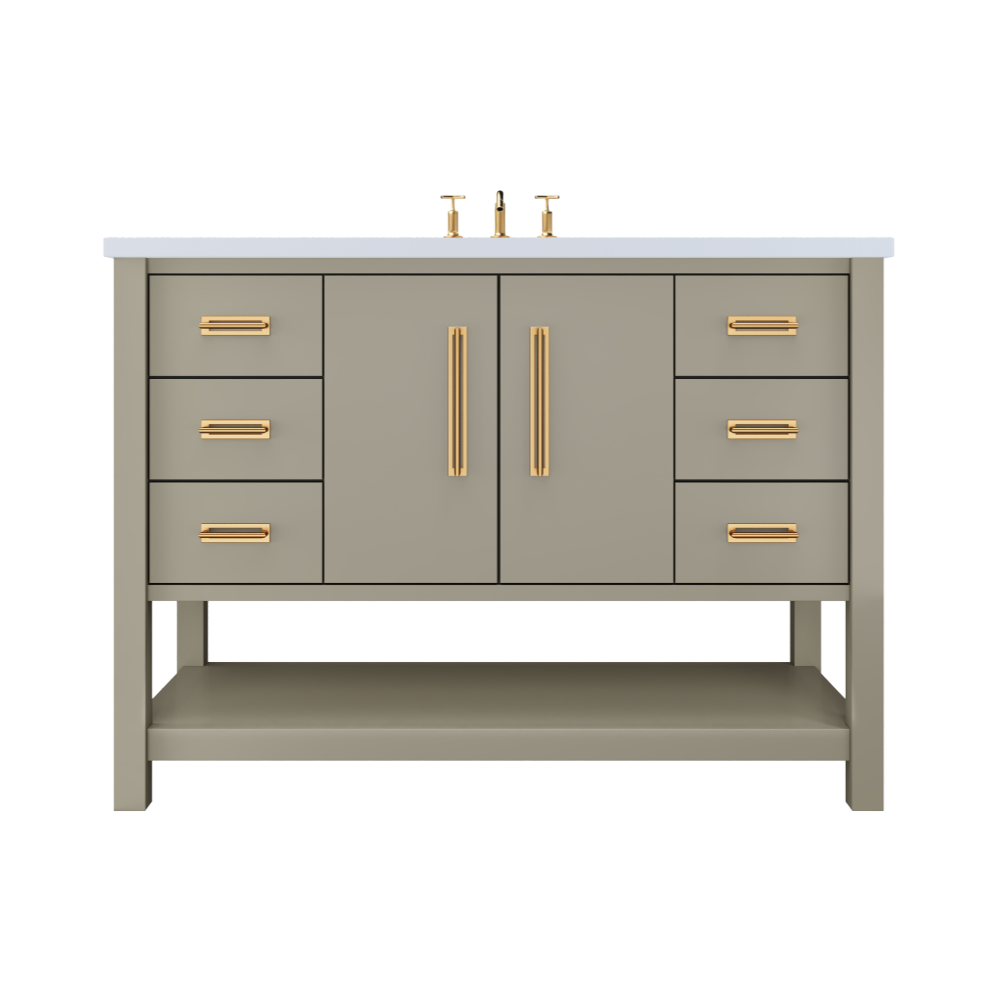 Vanderloc Kiawah Single Sink Extra-Wide 48" - French Olive