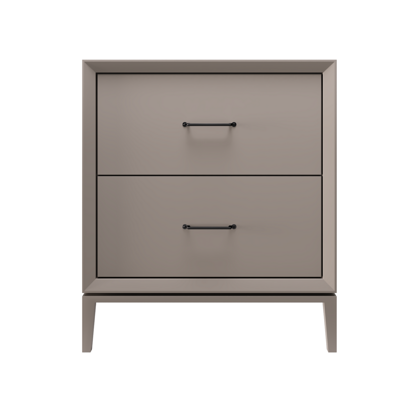 Alexandra 2-Drawer 30" Single Vanity - Taos Taupe / Matte Black