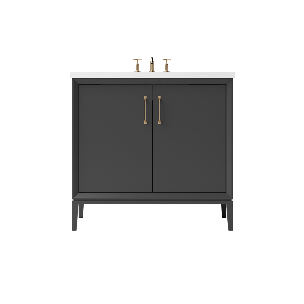 Vanderloc Alexandra Single Sink 24" - Off Black
