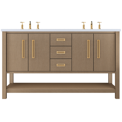 Smoked Modern / Satin Nickel