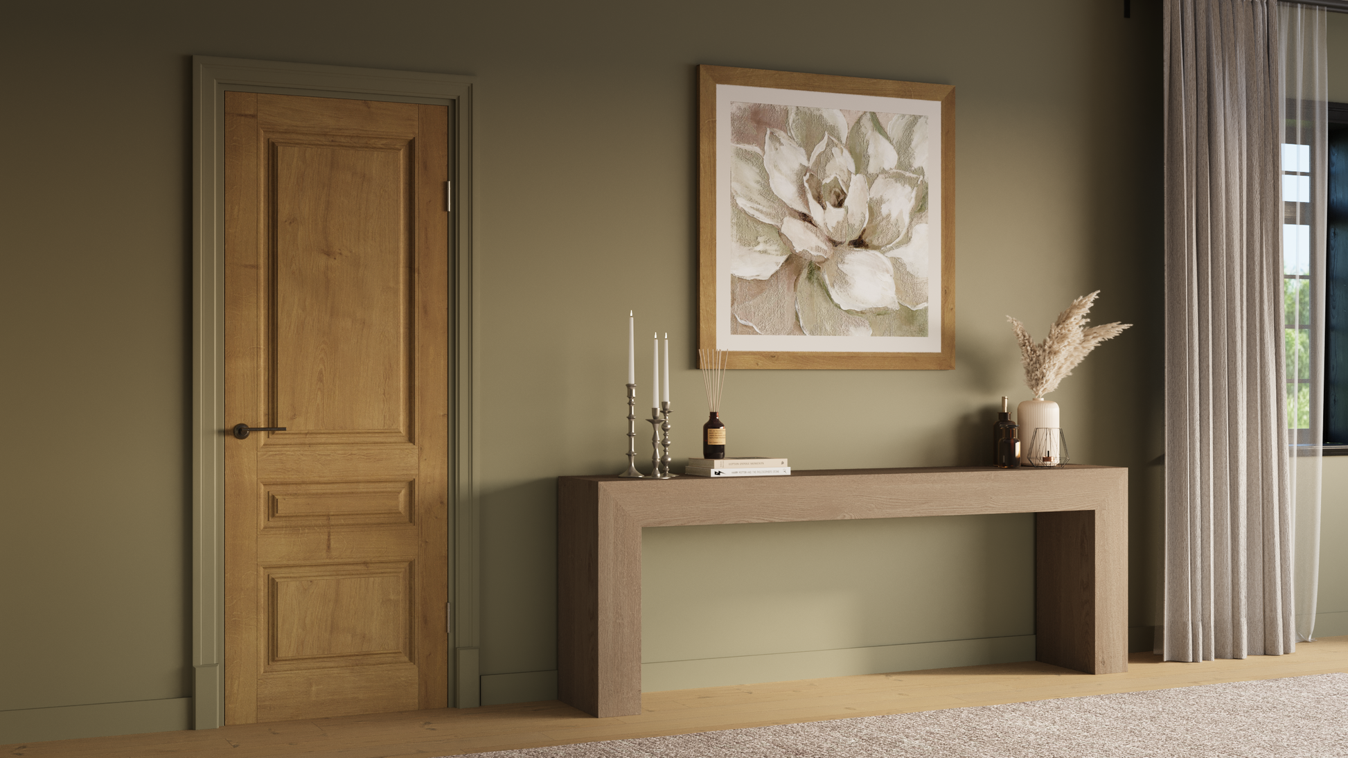 Vanderloc bath vanity, styled bathroom
