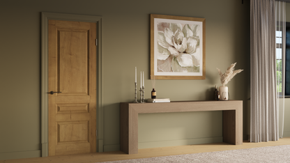 Vanderloc bath vanity, styled bathroom