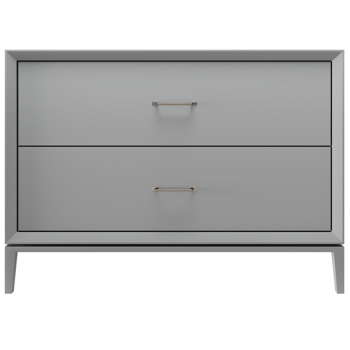 Alexandra 2-Drawer 48" Single Vanity - Platinum Gray / Satin Nickel
