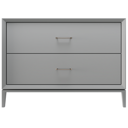 Alexandra 2-Drawer 48" Single Vanity - Platinum Gray / Satin Nickel