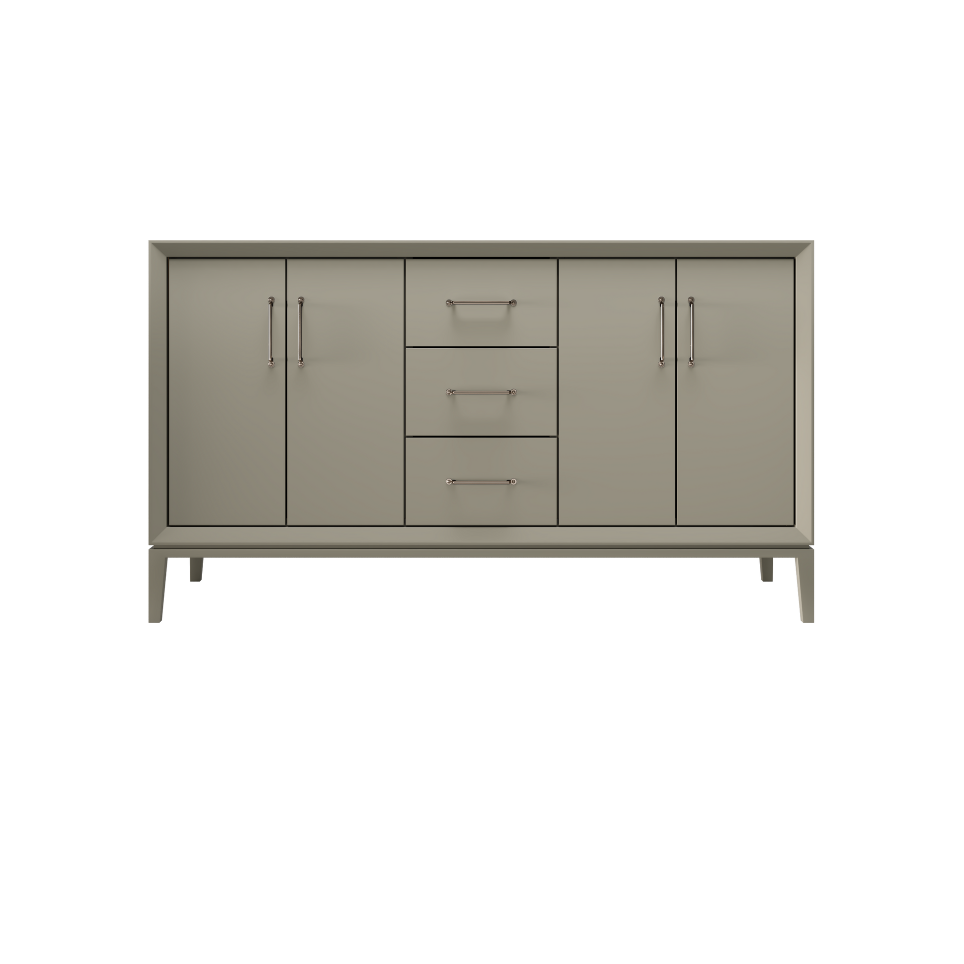 French Olive / 60" Wide / Satin Nickel