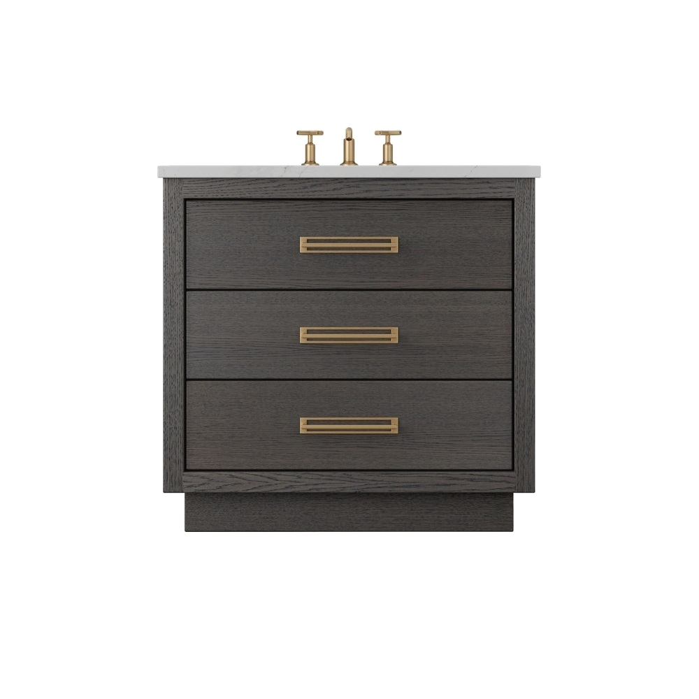 Gray Weathered / Satin Nickel