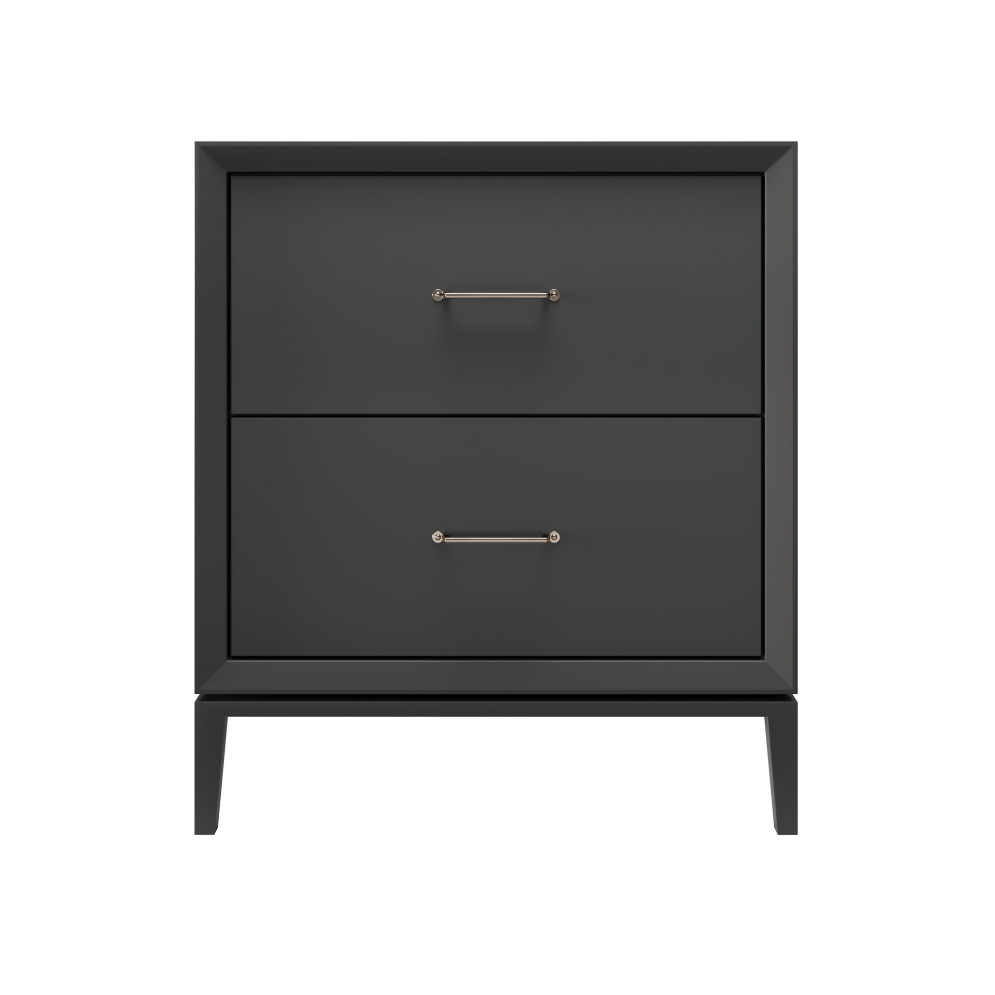 Alexandra 2-Drawer 30" Single Vanity - Off Black / Satin Nickel
