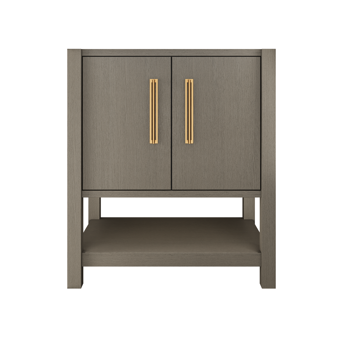 Gray Weathered / Satin Gold