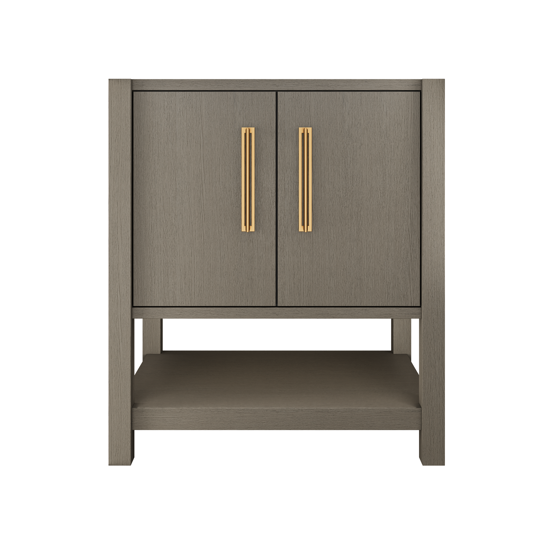 Gray Weathered / Satin Gold