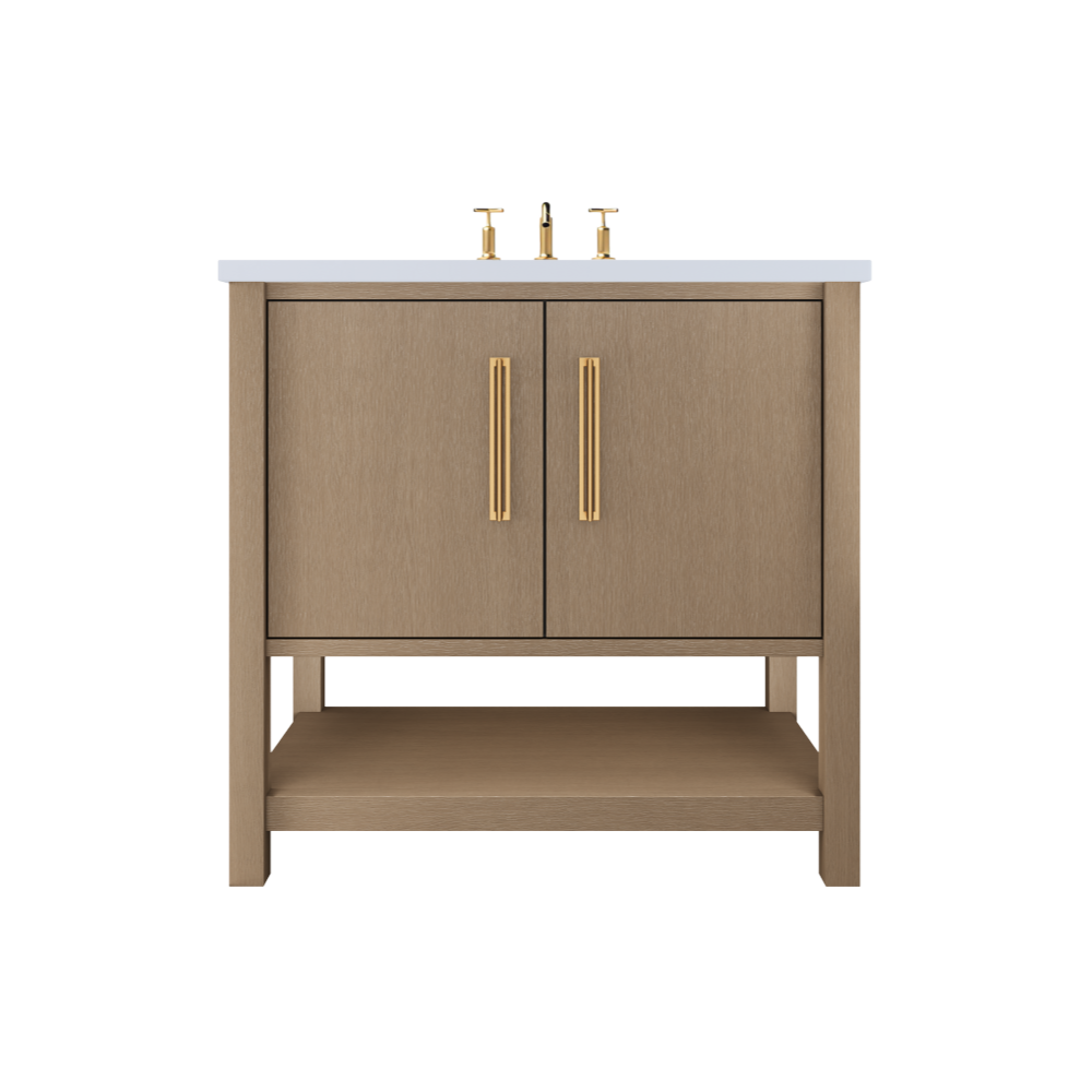 Vanderloc Kiawah Single Sink Vanity - Smoked Modern