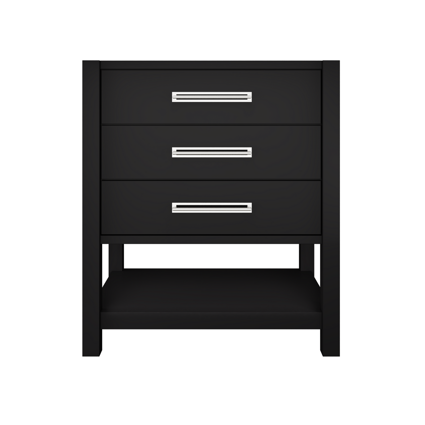 Vanderloc Kiawah Three-Drawer Single Bath Vanity — 30 Inch