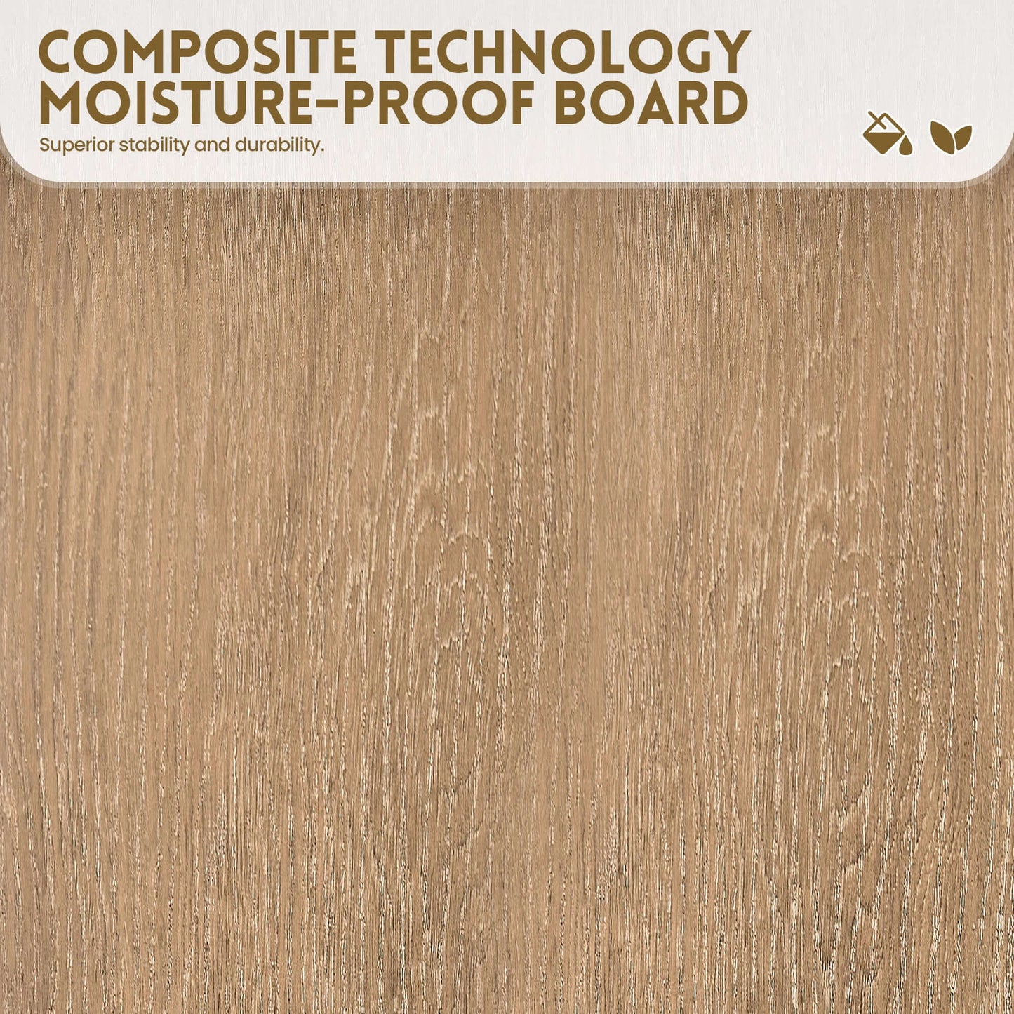 Composite technology moisture-proof board with superior stability and durability, suitable for construction and design projects.