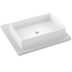 25" Silestone® Quartz Vanity Top Single Vigo Centered Sink