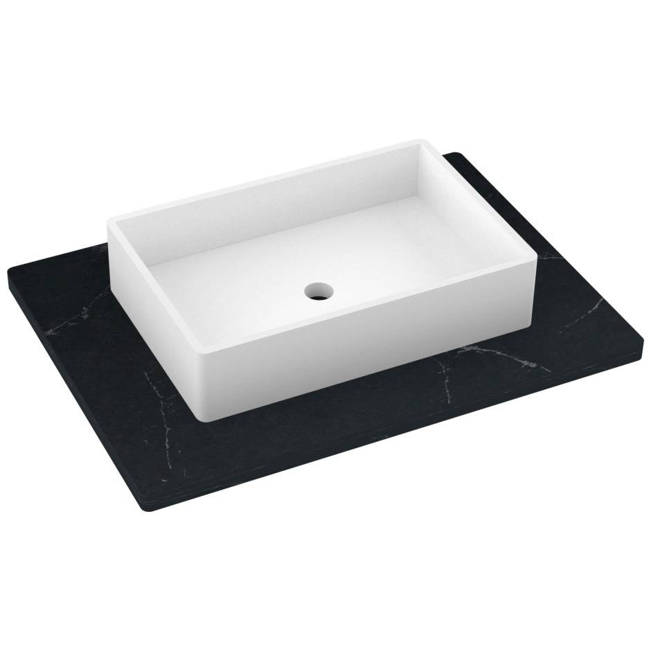 31" Silestone® Quartz Vanity Top Single Vigo Centered Sink