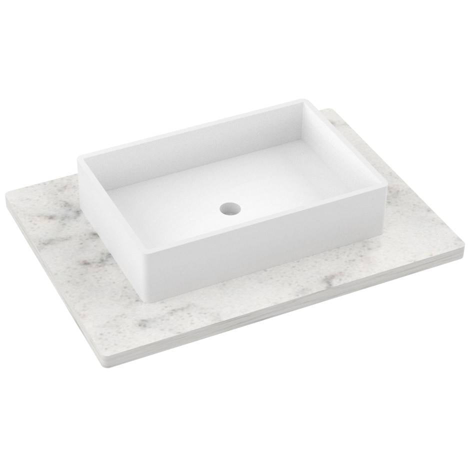 31" Silestone® Quartz Vanity Top Single Vigo Centered Sink