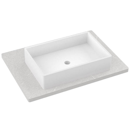 31" Silestone® Quartz Vanity Top Single Vigo Centered Sink