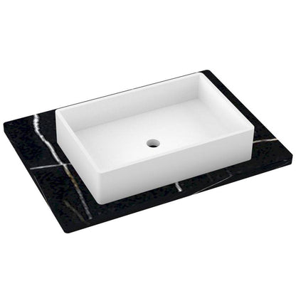 31" Silestone® Quartz Vanity Top Single Vigo Centered Sink