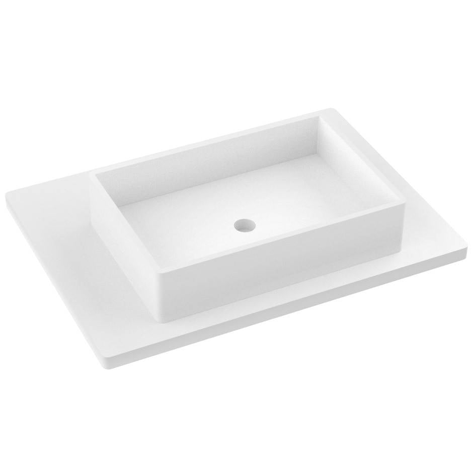 31" Silestone® Quartz Vanity Top Single Vigo Centered Sink