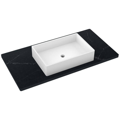 43" Silestone® Quartz Vanity Top Single Vigo Centered Sink