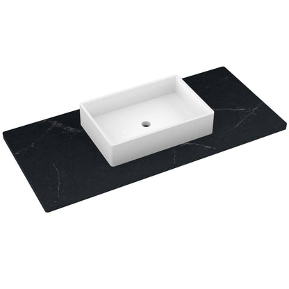 49" Silestone® Quartz Vanity Top Single Vigo Centered Sink