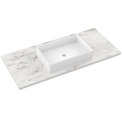 49" Silestone® Quartz Vanity Top Single Vigo Centered Sink